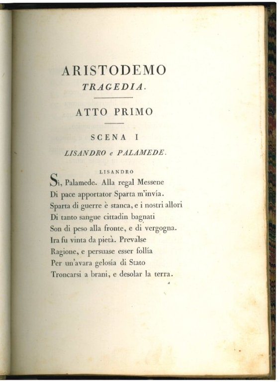 Aristodemo tragedia.