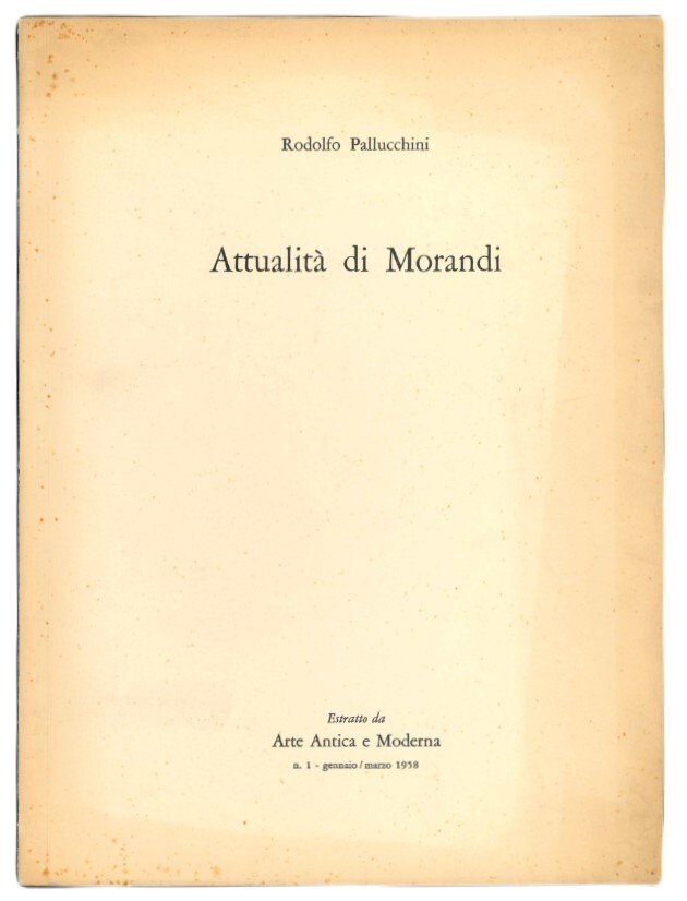 Attualità di Morandi.