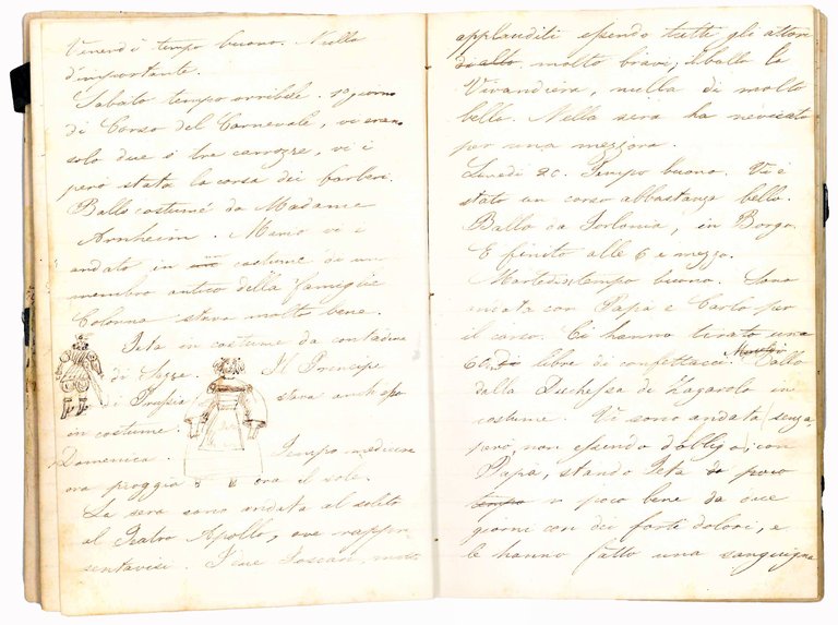 Avventure di Angelina Chigi cominciando dal 1^ Gen. 1854. Manuscript … | Immagine Gallery 4