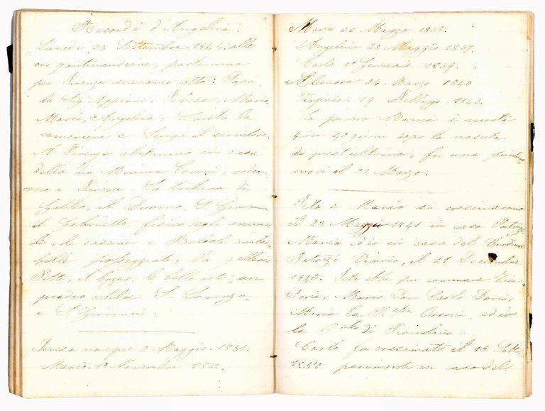 Avventure di Angelina Chigi cominciando dal 1^ Gen. 1854. Manuscript … | Immagine Gallery 5