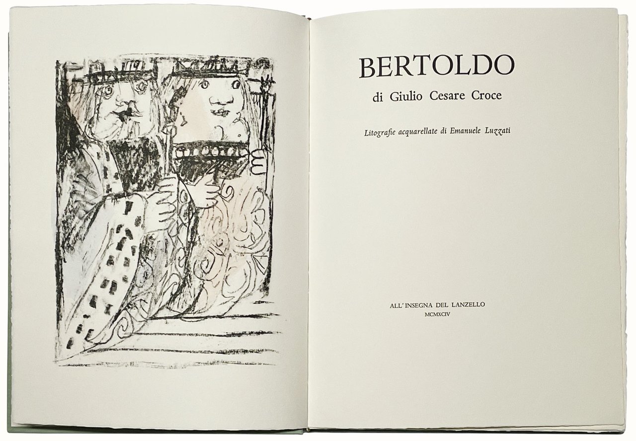 Bertoldo. Litografie acquarellate di Emanuele Luzzati.