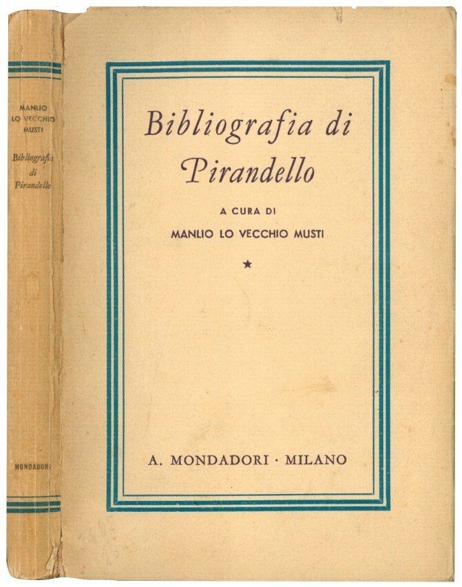 Bibliografia di Pirandello.