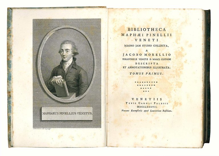 Bibliotheca Maphaei Pinellii Veneti magno jam studio collecta, a Jacopo …