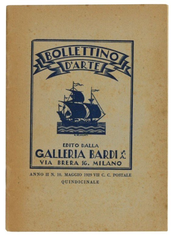 Bollettino d'arte edito dalla Galleria Bardi di Milano.