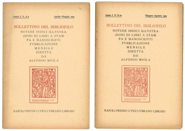 Bollettino del bibliofilo: notizie, indici, illustrazioni di libri a stampa …