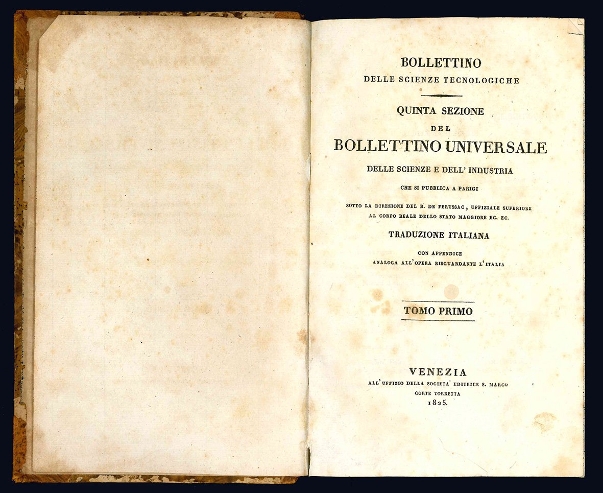 Bollettino delle scienze tecnologiche. Quinta sezione del bollettino universale delle …