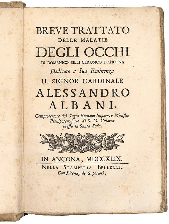 Breve trattato delle malatie degli occhi di Domenico Billi cerusico … | Immagine Gallery 3