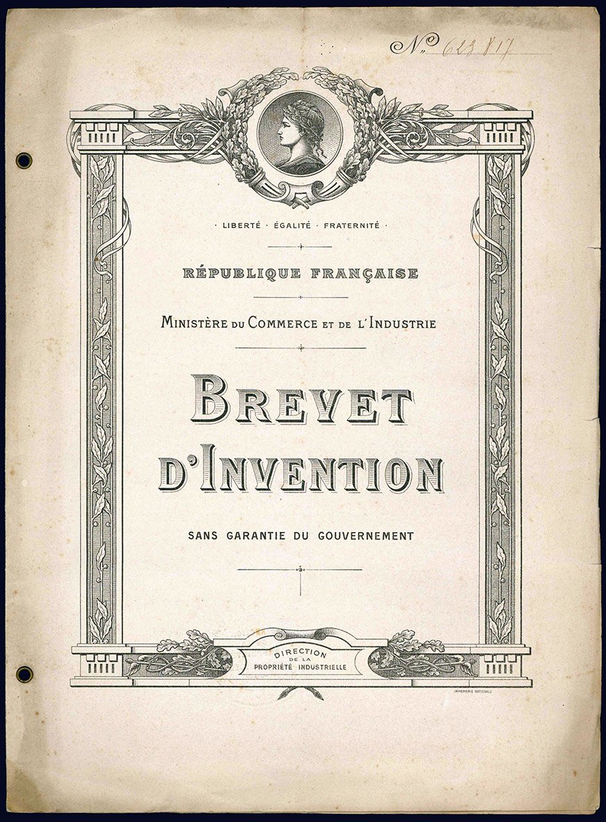 Brevet d'invention. Grille de suretè. Republique francaise. Ministere du commerce …
