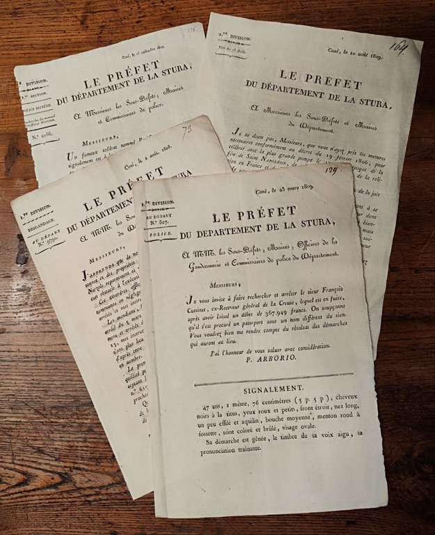 Briganti di Narzole - Mandati di arresto - Conversione religiosa …