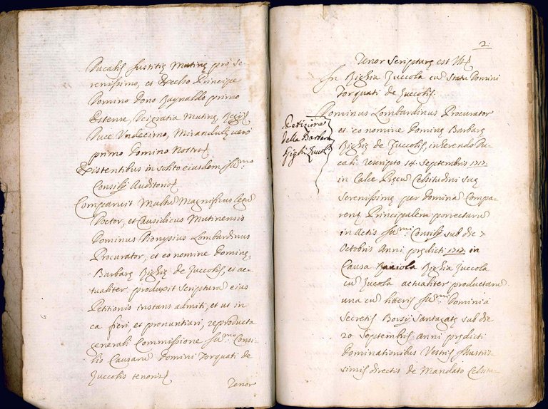 C. 1718. 1719. 1720. 1721. In Zuccolo cum Zuccolo, et …