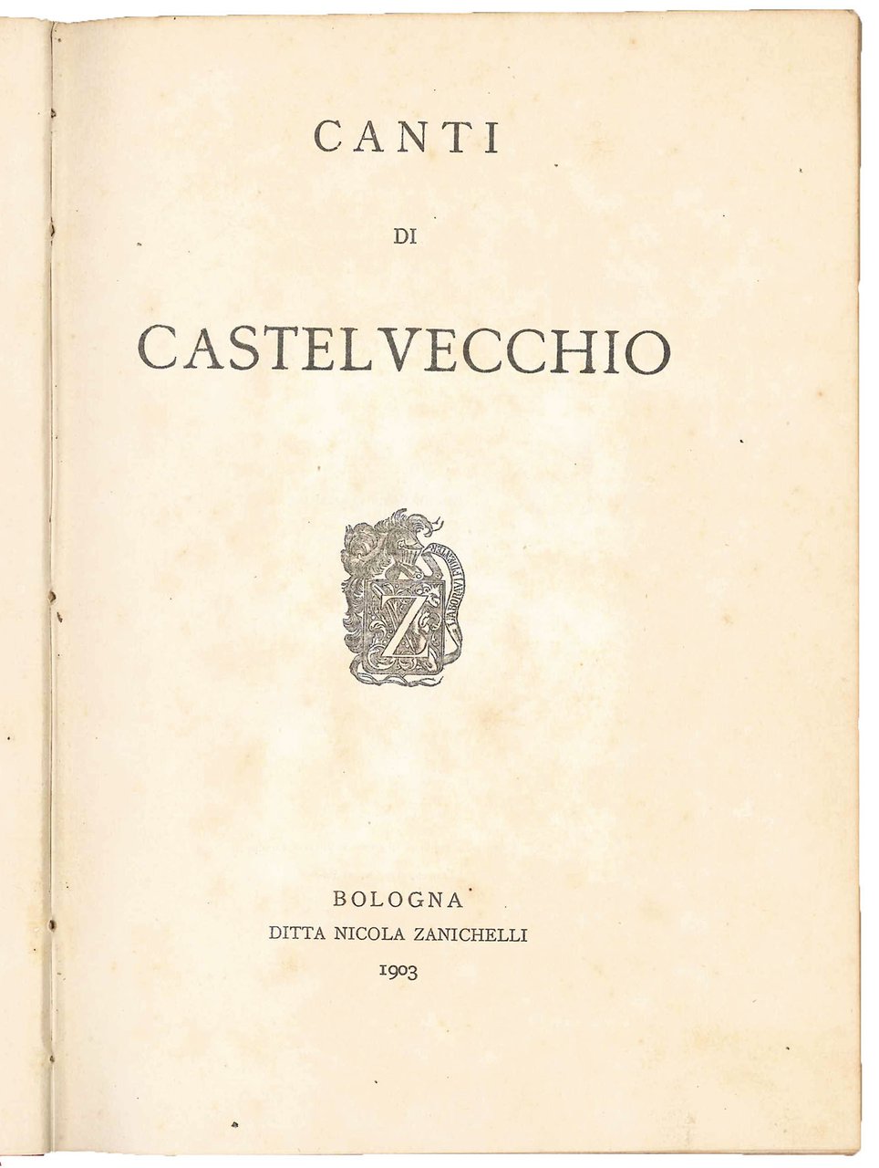 Canti di Castelvecchio