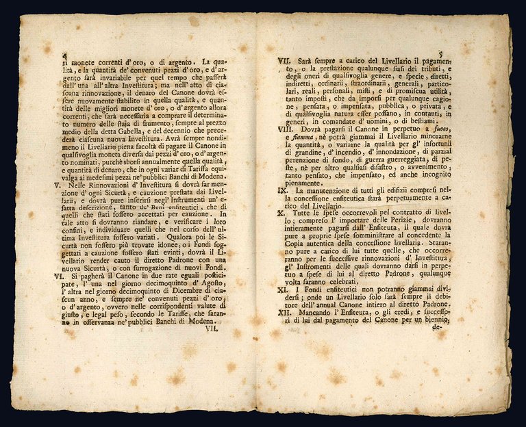 Capitoli da osservarsi per le concessioni livellarie de' beni che …