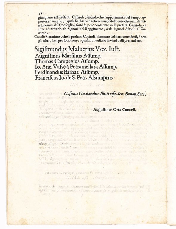 Capitoli sopra il Buon Governo della Communità di San Giovanni … | Immagine Gallery 4