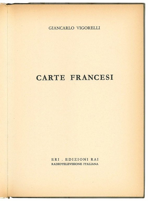 Carte francesi.