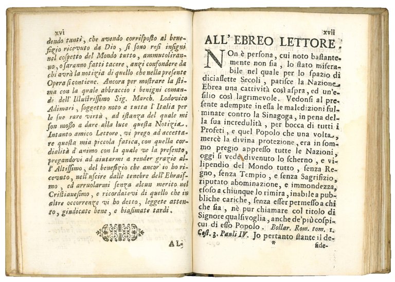 Catalogo de' neofiti illustri usciti per misericordia di Dio dall'Ebraismo …