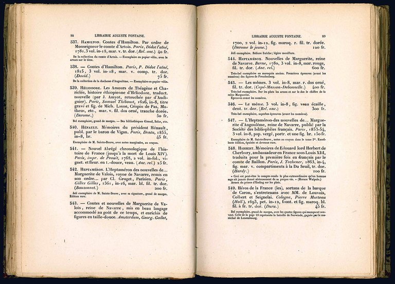Catalogue de livres anciens et modernes, rares et curieux de …