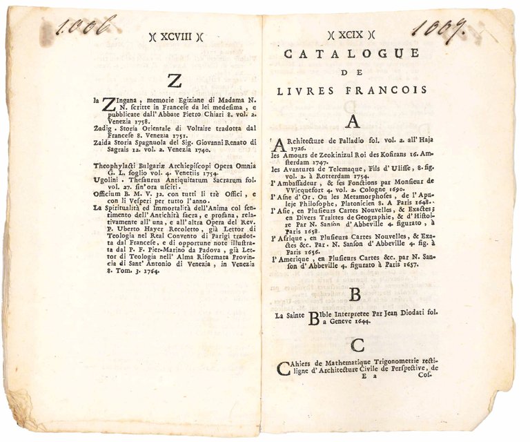 Catalogus librorum omnium facultatum tam veterum, quam recentiorum qui venales …