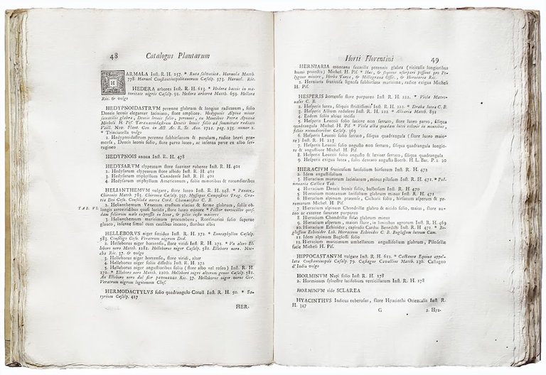 Catalogus plantarum horti caesarei Florentini opus postumum iussu Societatis botanicae …