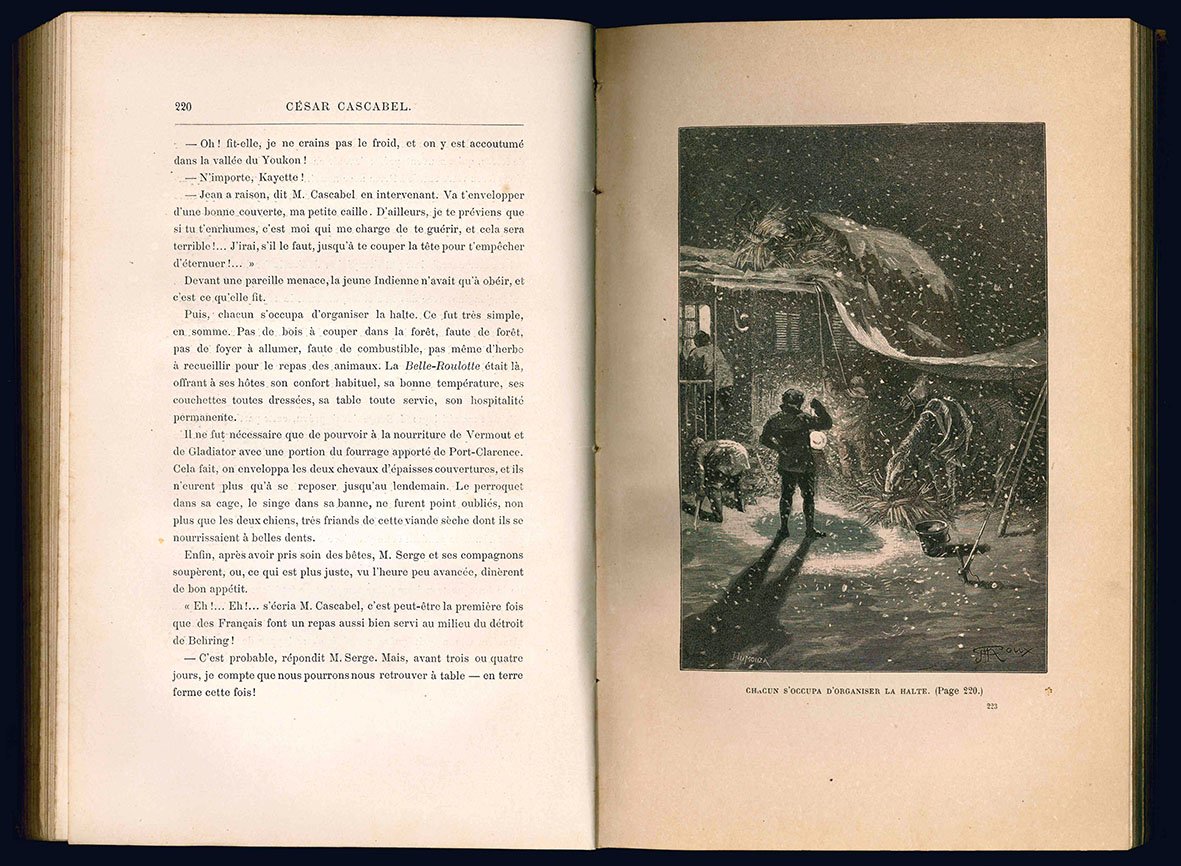 César Cascabel par Jules Verne. 85 dessins de George Roux …