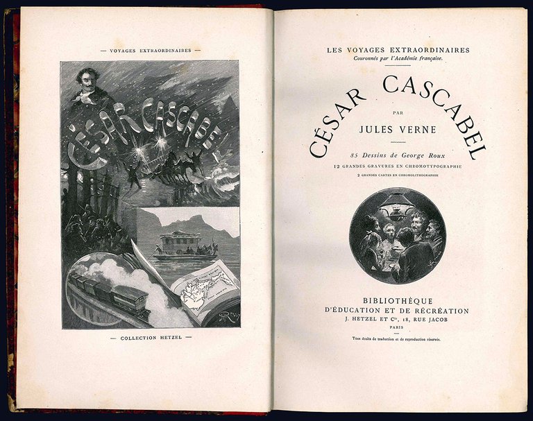 César Cascabel par Jules Verne. 85 dessins de George Roux …