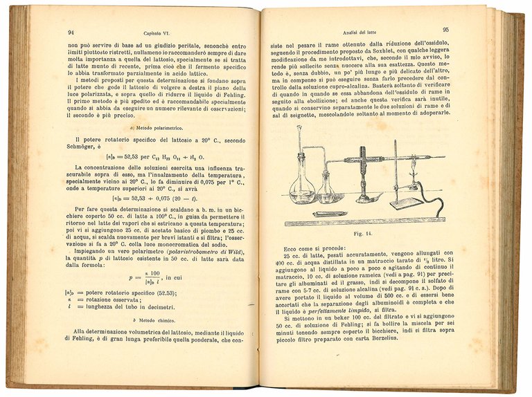 Chimica e Tecnologia del caseificio. I. Chimica. (-II. Tecnologia).