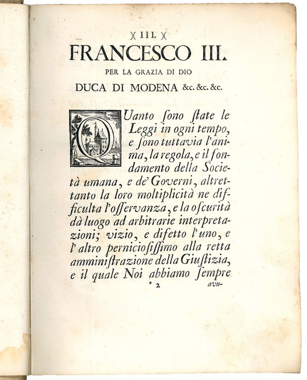 Codice di leggi, e costituzioni per gli Stati di Sua …