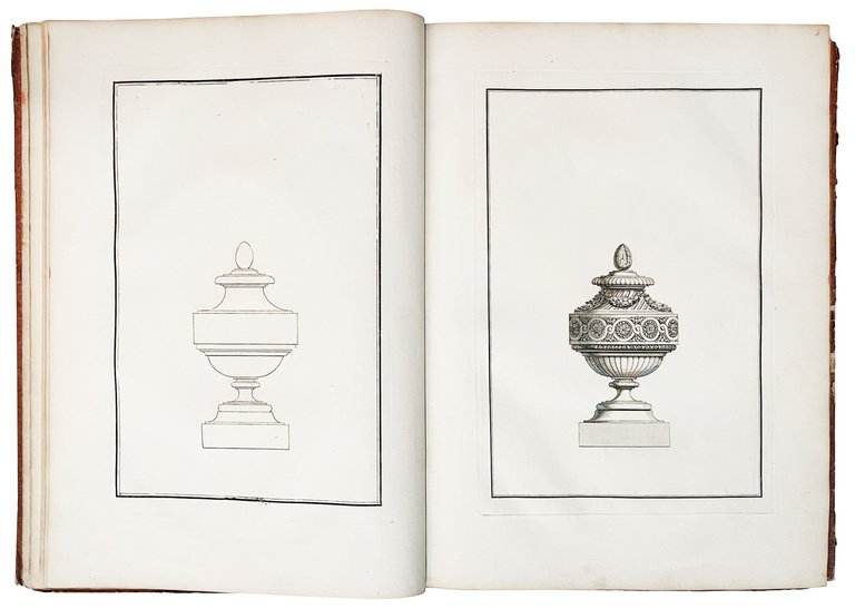 Collection de Vases Inventés, et Dessinés. Par M.r de Fontanieu. …