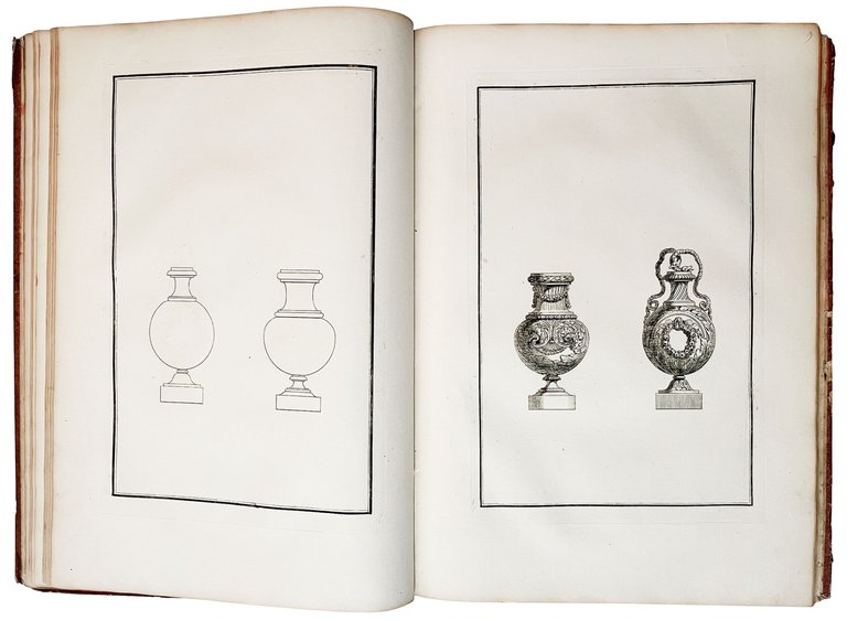 Collection de Vases Inventés, et Dessinés. Par M.r de Fontanieu. …