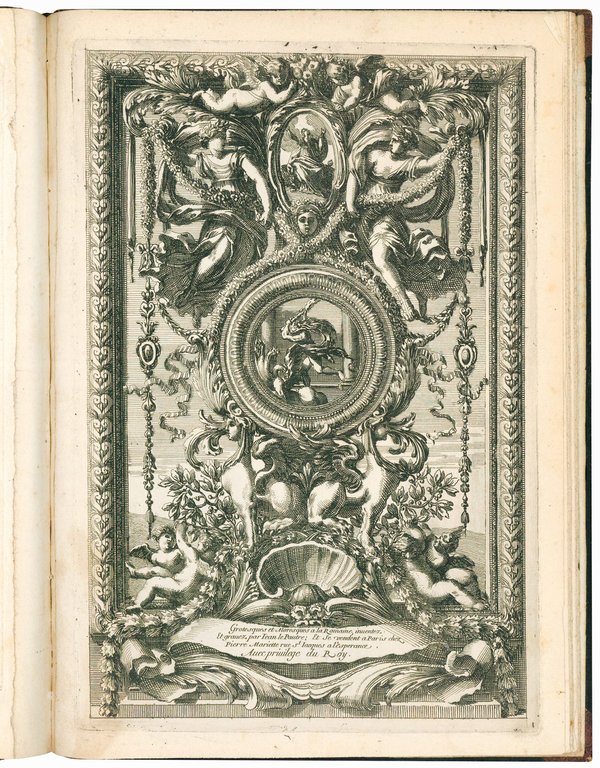Collection of plates of different kinds of ornaments