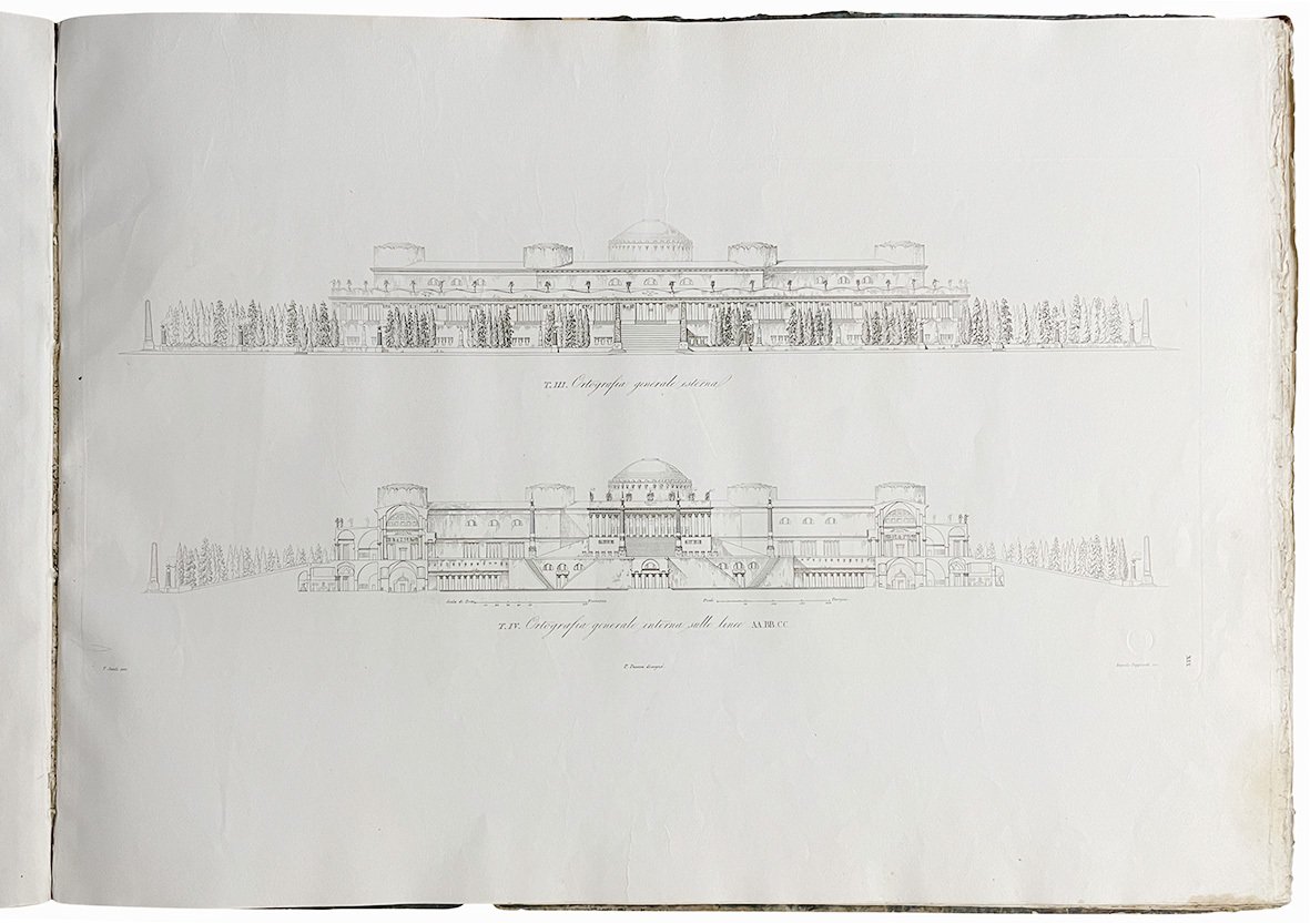 Collezione dei progetti d'architettura, premiati nei grandi concorsi triennali dall'I. …