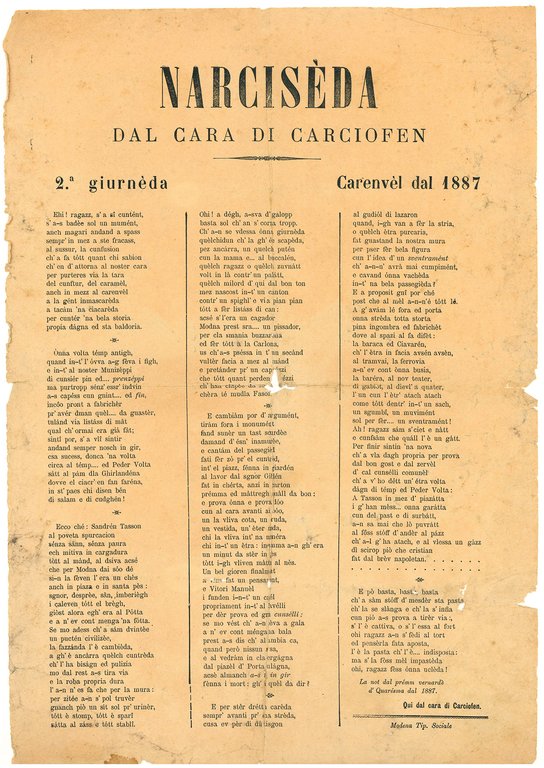 Collezione di 23 manifesti e fogli volanti di gusto popolare. …