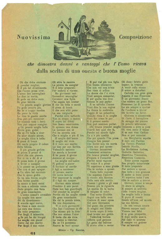 Collezione di 23 manifesti e fogli volanti di gusto popolare. …