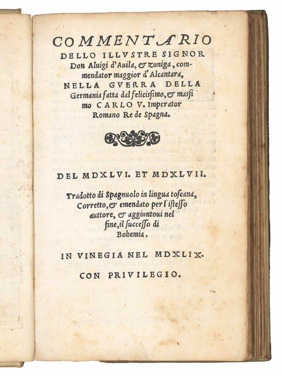 Commentario dello illustre Signor don Alvigi d'Avila, et Zuniga, commendator … | Immagine Gallery 2