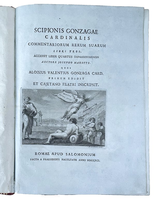 Commentariorum rerum suarum Libri tres. Accessit liber quartus Παραλειπομενων auctore …