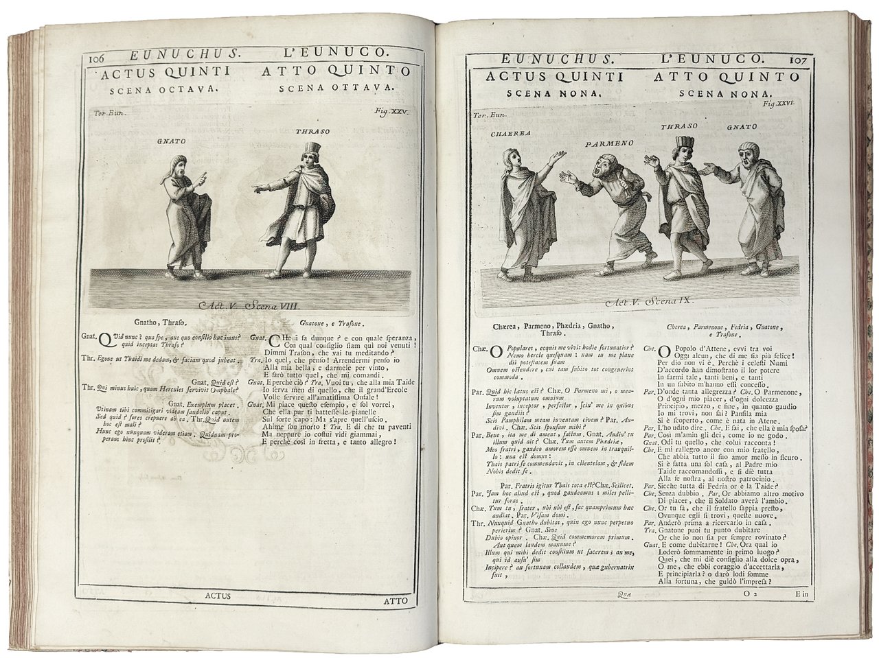 Comoediae nunc primum italicis versibus redditae cum personarum figuris aeri …