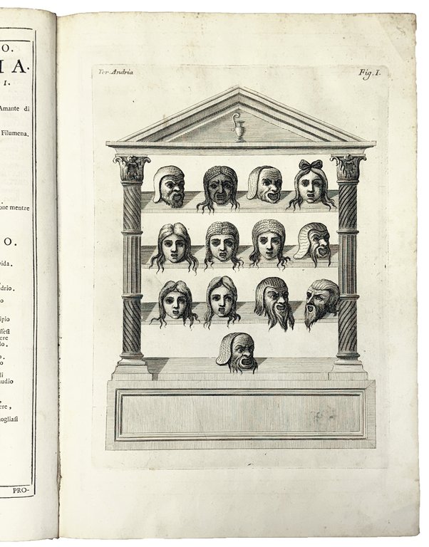 Comoediae nunc primum italicis versibus redditae cum personarum figuris aeri …