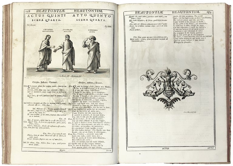 Comoediae nunc primum italicis versibus redditae cum personarum figuris aeri …