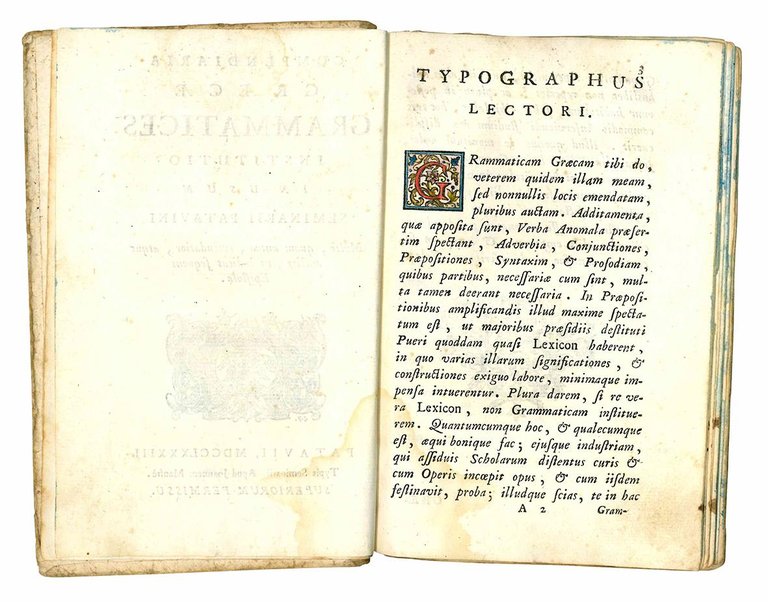 Compendiaria Graecae grammatices institutio in usum Seminarii Patavini multo, quam …