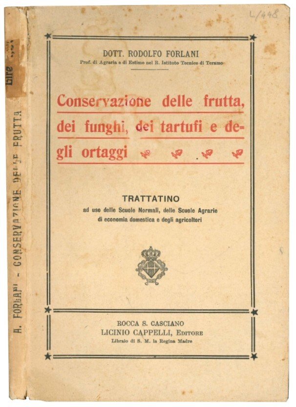 Conservazione delle frutta, dei funghi, dei tartufi e degli ortaggi: …