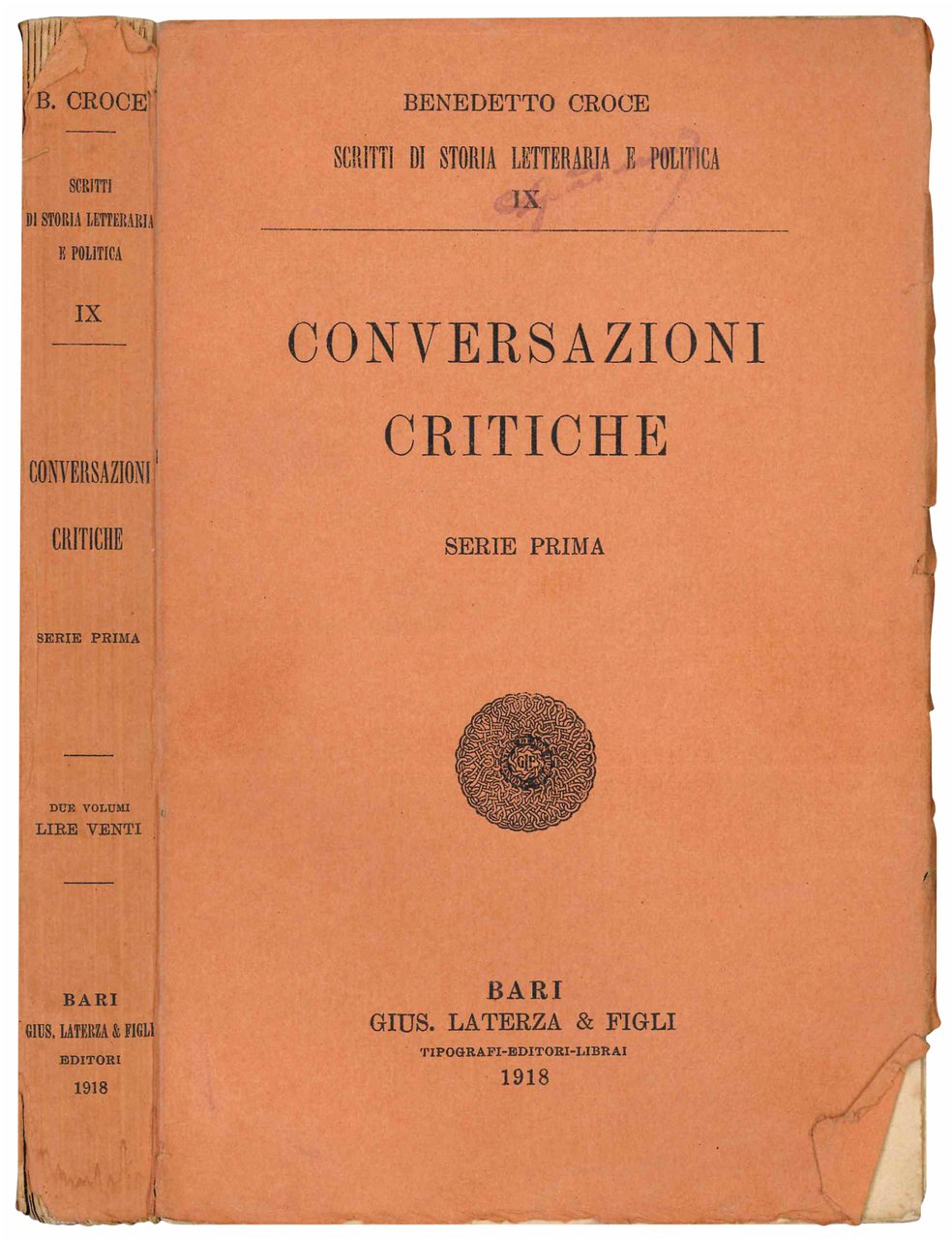 Conversazoni critiche. Prima serie. | Immagine principale