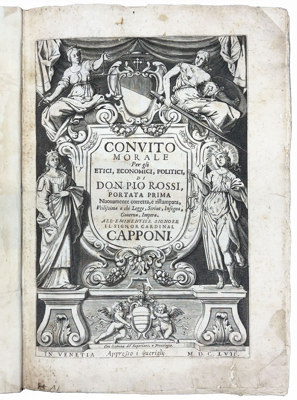 Convito morale per gli etici, economici, politici, di don Pio …