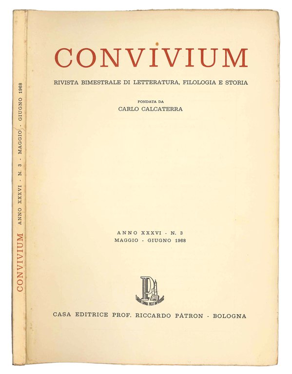 Convivium. Rivista di lettere, filosofia e storia. Lotto di 16 … | Immagine Gallery 2