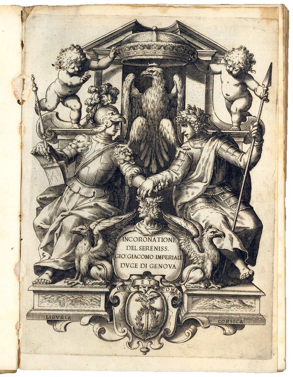 Coronatione del Serenissimo Duce della Republica Genovese Gio: Giacomo Imperiale, … | Immagine Gallery 1