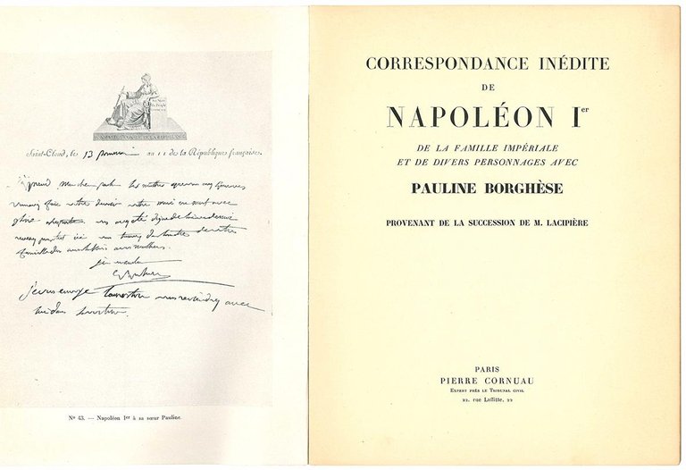 Correspondance inédite dee Napoléon Ier et de la Famille Impériale …
