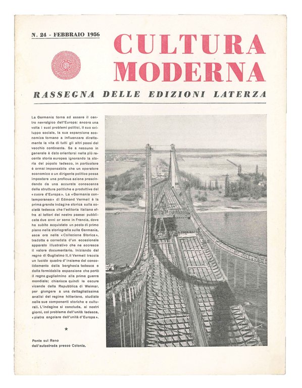 Cultura moderna: rassegna delle edizioni Laterza. Lotto di 18 fascicoli: … | Immagine Gallery 2
