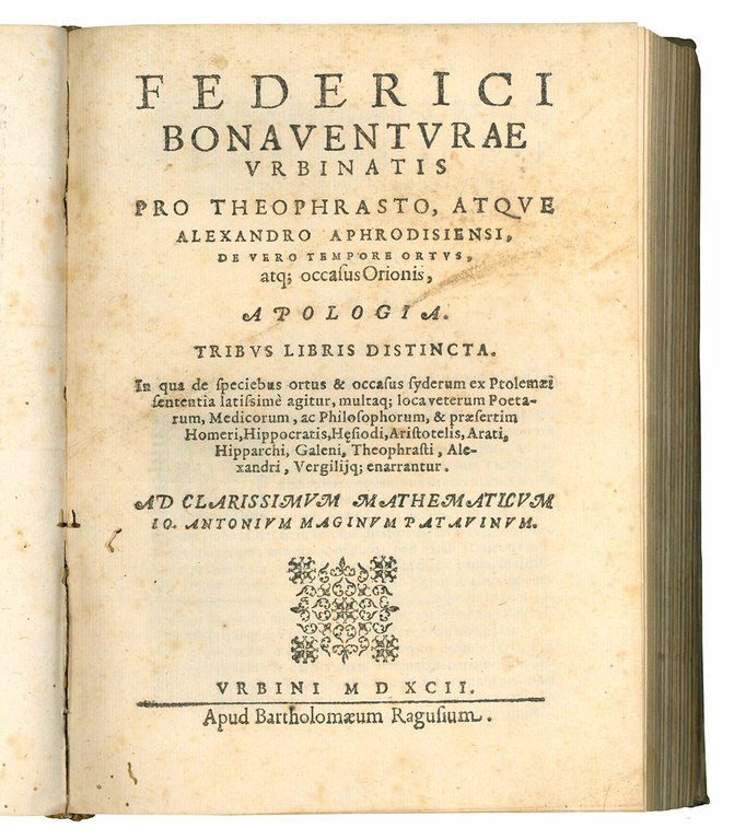 De causa ventorum motus. Peripatetica disceptatio, in qua nulla esse …