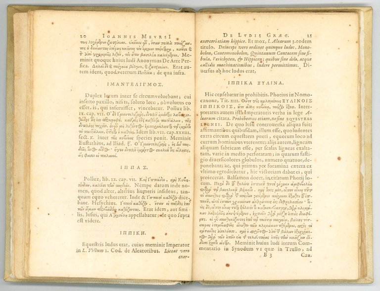 De ludis graecorum liber singularis. Ad V. CL. Petrum Scriverium