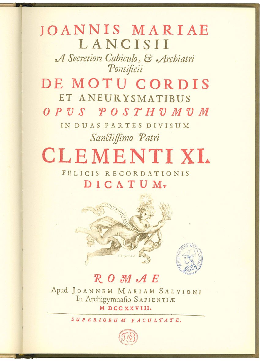 De motu cordis et aneurysmatibus. Opus posthumum in duas partes …