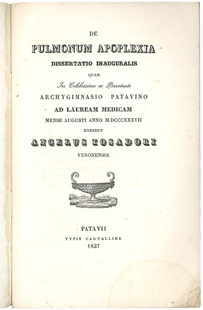 De pulmonum apoplexia. Dissertatio inauguralis quam in celeberrimo ac pervetusto …