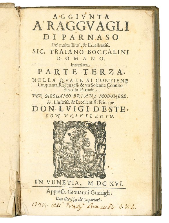 De' ragguagli di Parnaso [...] centuria prima [-seconda]. In questa …